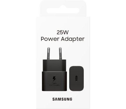 Chargers + Cables Original Samsung USB_C Fast Charging 25W Black
